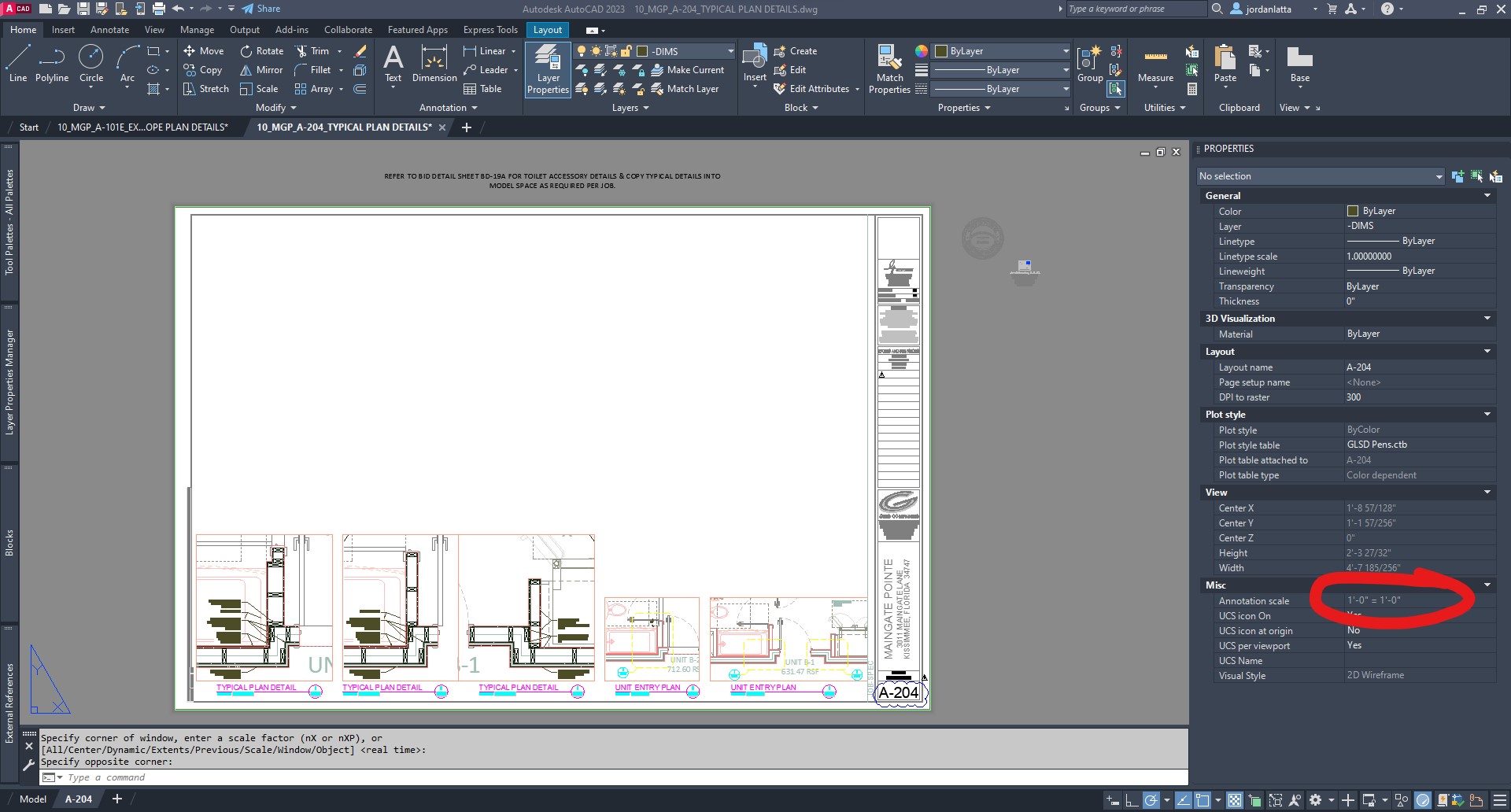 how-to-change-page-layout-paperspace-annotation-scale-autodesk